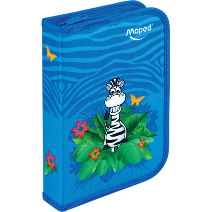 Maped Schleretui Jungle, aus Polyester, blau, befllt