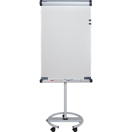 MAUL Flipchart MAULsolid, Rundfu flip2use, grau