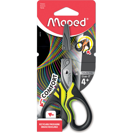 Maped Schere Sensoft 3D Fluo, rund, Lnge: 135 mm