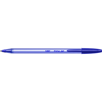 BIC Kugelschreiber Cristal Soft, Strichfarbe: blau