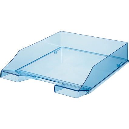 HAN Briefablage KLASSIK TRANSPARENT, DIN A4,blau-transparent