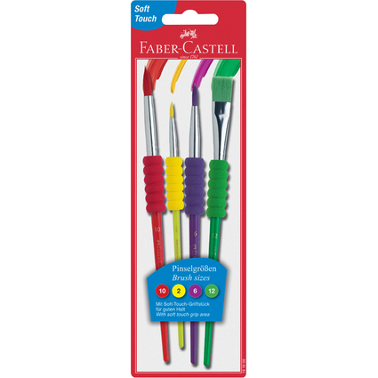 FABER-CASTELL Synthetikhaarpinsel-Set