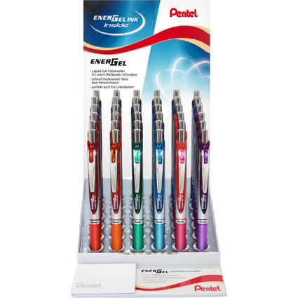 Pentel Liquid Gel-Tintenroller Energel BL77, im 36er-Display