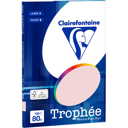 Clairefontaine Multifunktionspapier Trophe, A4, Pastell-