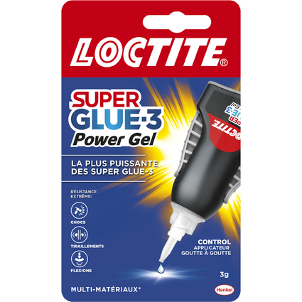 LOCTITE Sekundenkleber Power Gel Control, 3 g Tube