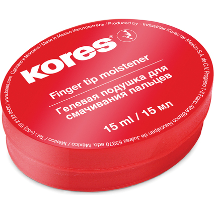 Kores Fingeranfeuchter, 15 ml, Runddose, geruchslos