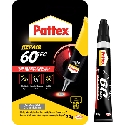 Pattex Universalkleber 60 sec., 20 g Tube