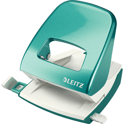 LEITZ Locher NeXXt WOW 5008, eisblau, im Karton