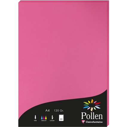 Pollen by Clairefontaine Papier DIN A4, fuchsia