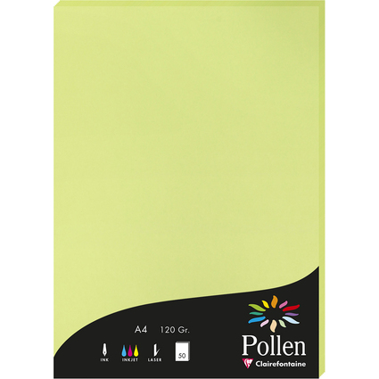 Pollen by Clairefontaine Papier DIN A4, knospengrn