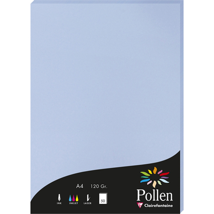 Pollen by Clairefontaine Papier DIN A4, lavendelblau