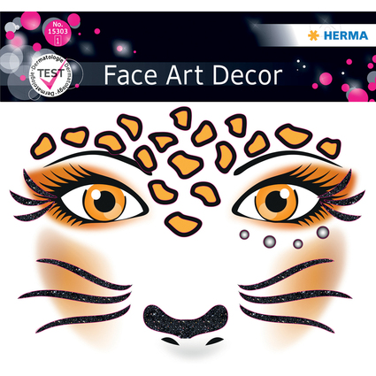 HERMA Face Art Sticker Gesichter "Leopard"