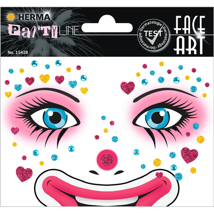 HERMA Face Art Sticker Gesichter "Clown Annie"