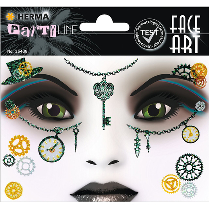 HERMA Face Art Sticker Gesichter "Steam Punk Amelia"