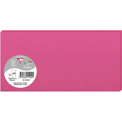 Pollen by Clairefontaine Karte DL, fuchsia