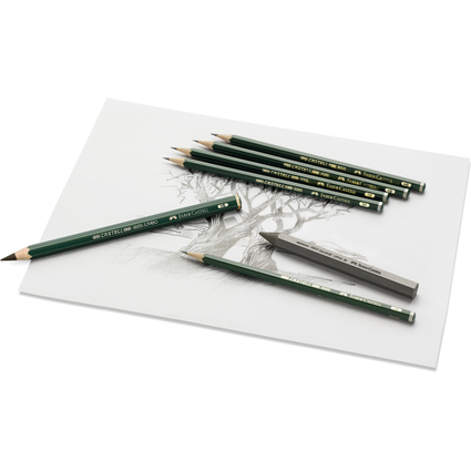 FABER-CASTELL Bleistift CASTELL 9000, 12er Art Set