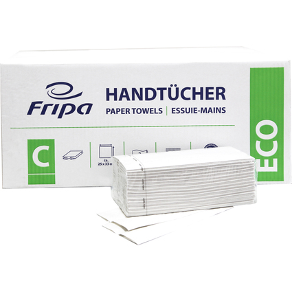 Fripa Handtuchpapier ECO, 250 x 330 mm, C-Falz, wei