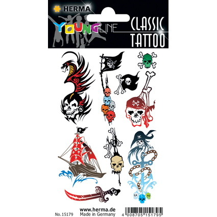 HERMA Tattoo CLASSIC "Colour Pirats"