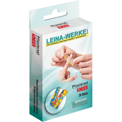 Leina Pflaster-Set "Kinder", 20-teilig, bunte Motive