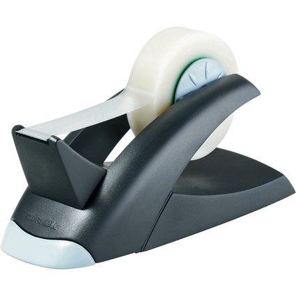 DURABLE Tischabroller TAPE DISPENSER VEGAS, schwarz/silber