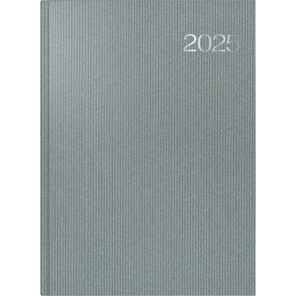 rido id Buchkalender "Conform Visicron", 2025, silber