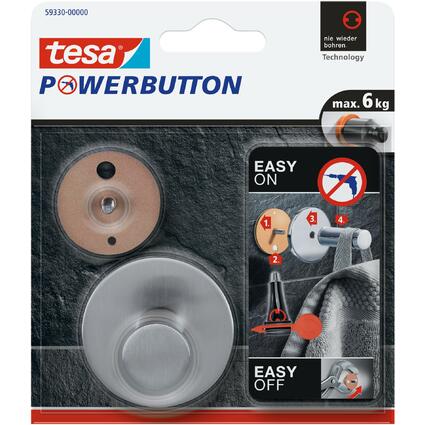 tesa Powerbutton Haken Classic, rund