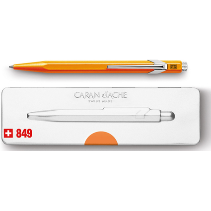 CARAN D'ACHE Druckkugelschreiber 849 POPLINE FLUO, orange