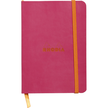 RHODIA Notizbuch RHODIARAMA, DIN A6, liniert, himbeere