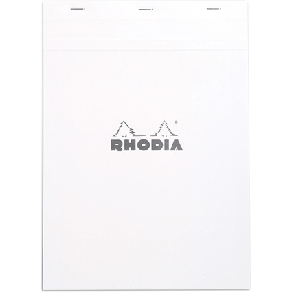 RHODIA Notizblock No. 18, DIN A4, kariert, wei