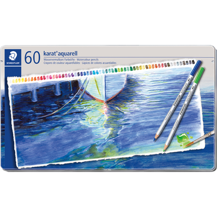 STAEDTLER Aquarellstift karat, 60er Metalletui