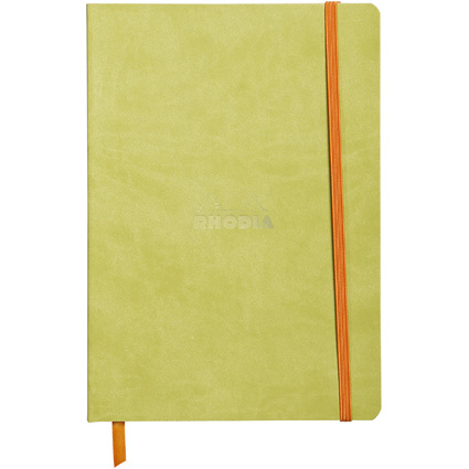 RHODIA Notizbuch RHODIARAMA, DIN A5, liniert, anis