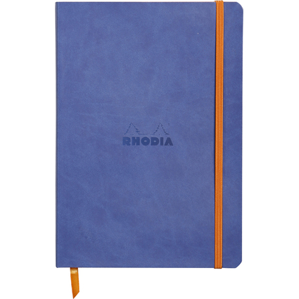 RHODIA Notizbuch RHODIARAMA, DIN A5, liniert, saphirblau