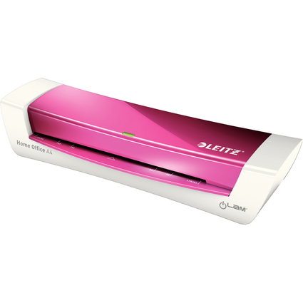 LEITZ Laminiergert iLAM Home Office A4, bis DIN A4, pink