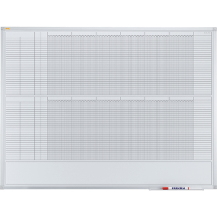 FRANKEN Planungstafel X-tra! Line, 12 Monate, 1.200 x 900 mm