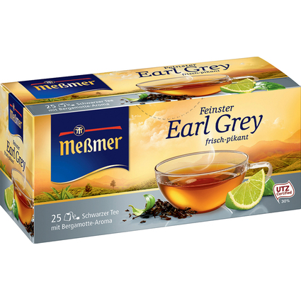 Memer Schwarzer Tee "Earl Grey", 25er Packung