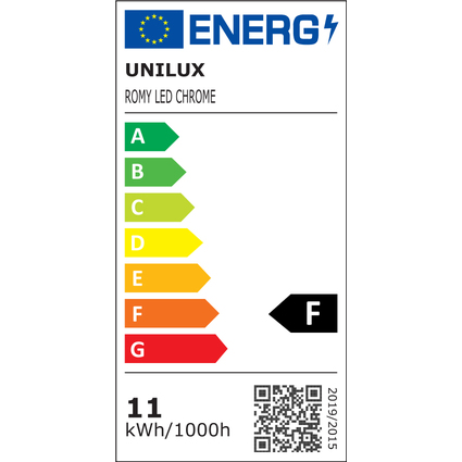 UNiLUX LED-Design-Tischleuchte ROMY, Farbe: chrom