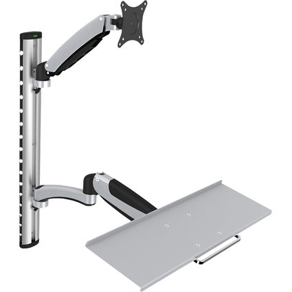 DIGITUS LCD-/LED-Monitorarm, mit Tastaturhalterung