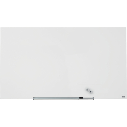 nobo Glas-Magnettafel Impression Pro Widescreen, 57", wei