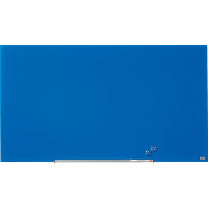 nobo Glas-Magnettafel Impression Pro Widescreen, 57", blau