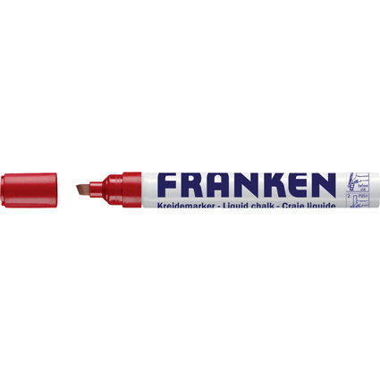 FRANKEN Kreidemarker, Strichstrke: 2-5 mm, rot