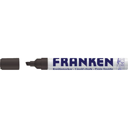 FRANKEN Kreidemarker, Strichstrke: 2-5 mm, schwarz