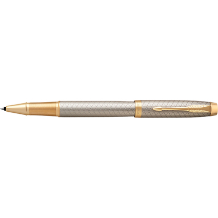 PARKER Tintenroller IM PREMIUM Warm Silver G.C.