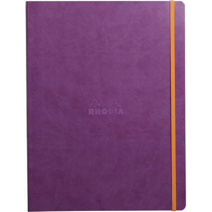 RHODIA Notizbuch RHODIARAMA, DIN A4+, liniert, lila