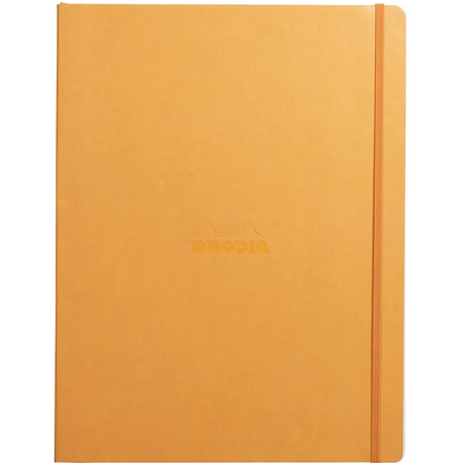 RHODIA Notizbuch RHODIARAMA, DIN A4+, liniert, orange