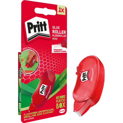 Pritt Kleberoller Mini, permanent, 5,0 mm x 6 m