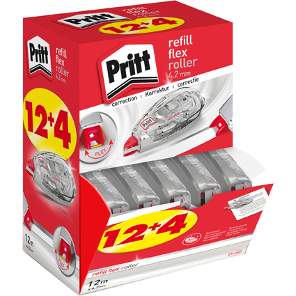 Pritt Korrekturroller Refill Flex 970, 16er Multipack