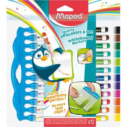 Maped Whiteboard-Marker Marker'Peps Innovation, 12er Set