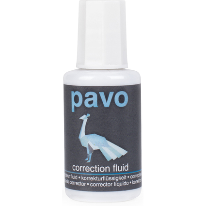 pavo Korrekturflssigkeit, wei, Inhalt: 20 ml