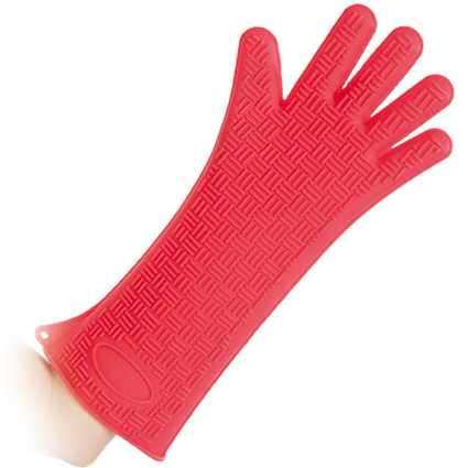 HYGOSTAR Silikon-Handschuh "HEATBLOCKER", rot, Lnge: 350 mm