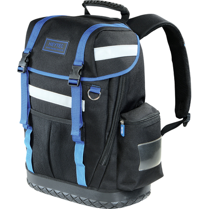 HEYTEC Werkzeug-Rucksack, unbestckt, Farbe: schwarz/ blau